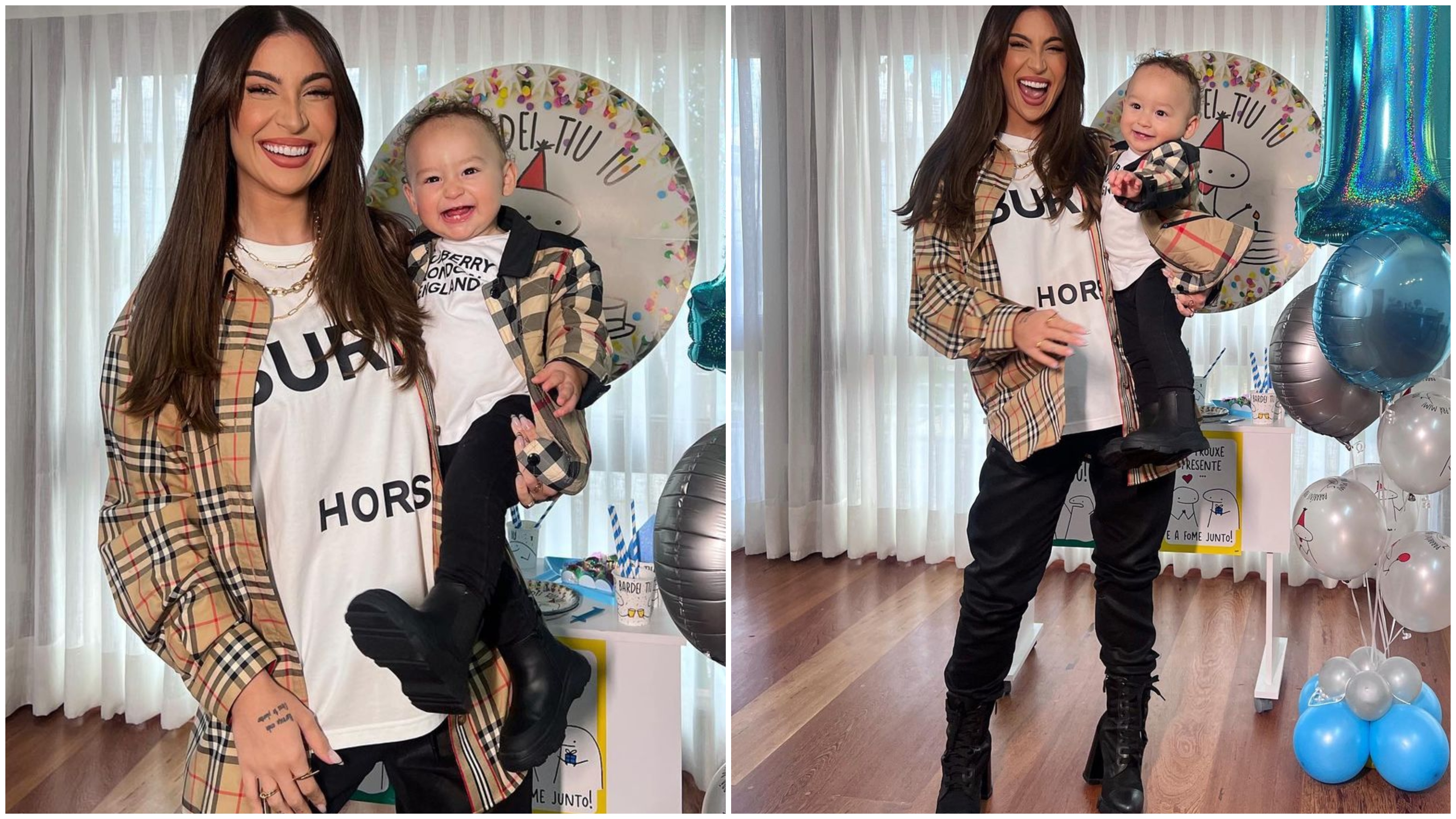 Os dois vivem encantando seguidores com os looks