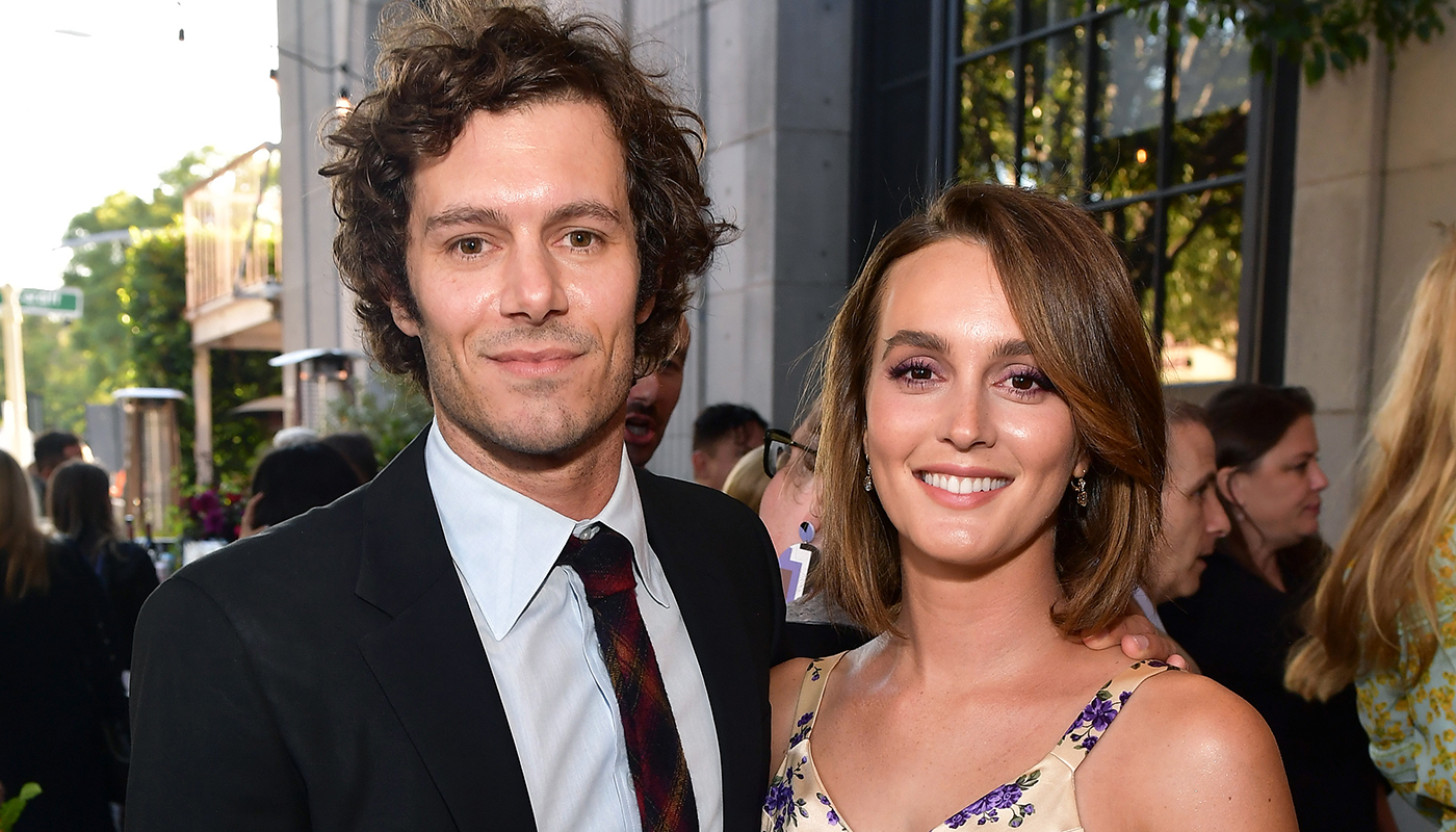 Adam Brody e Leighton Meester no red carpet