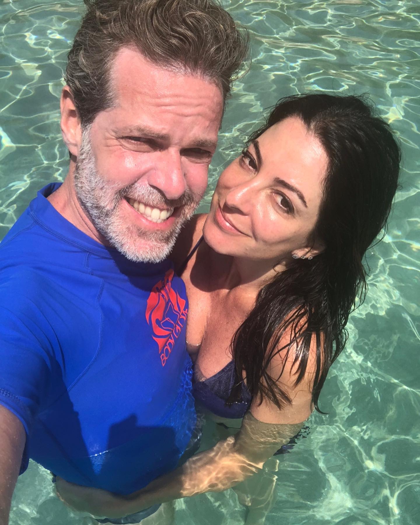 Ana Paula Padrão e o marido, Gustavo
