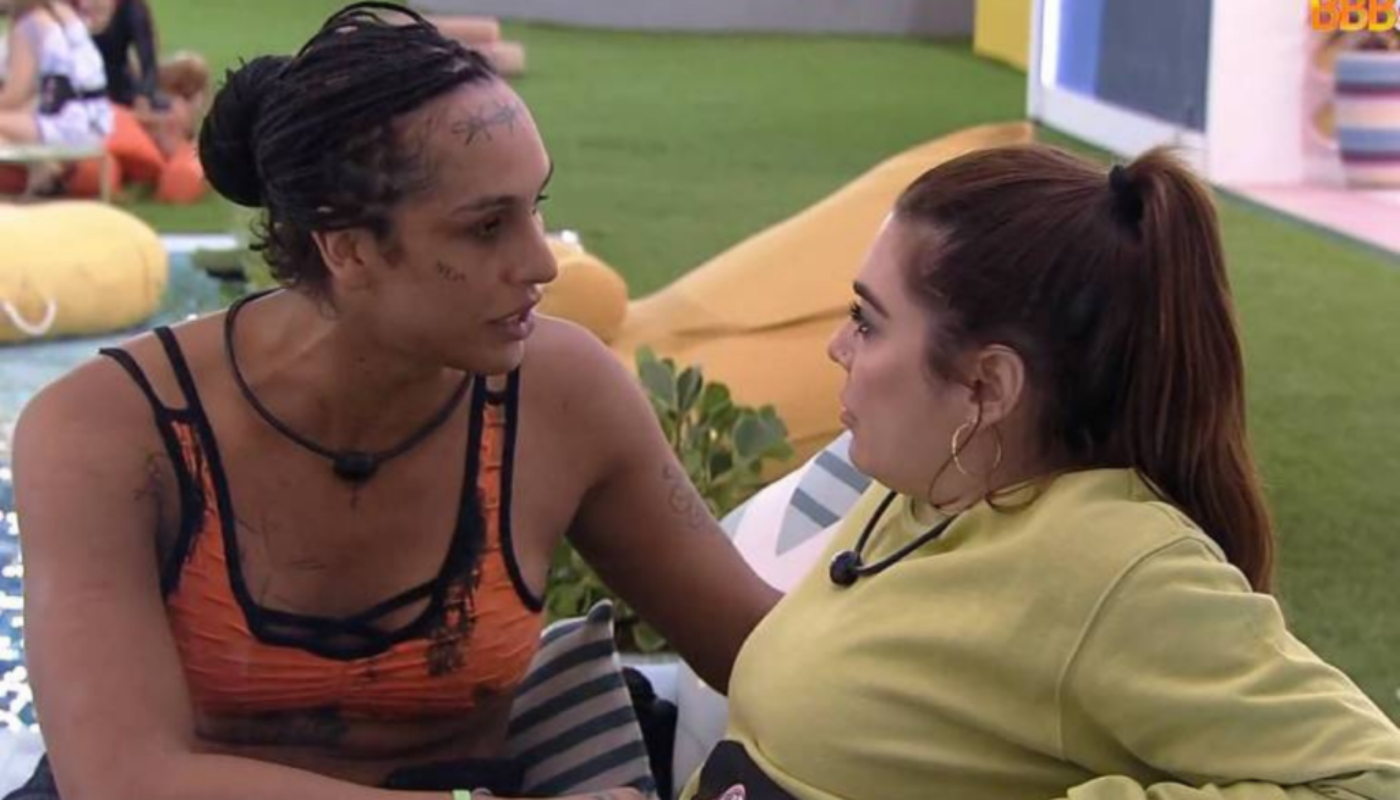 Linn da Quebrada e Naiara Azevedo no BBB22