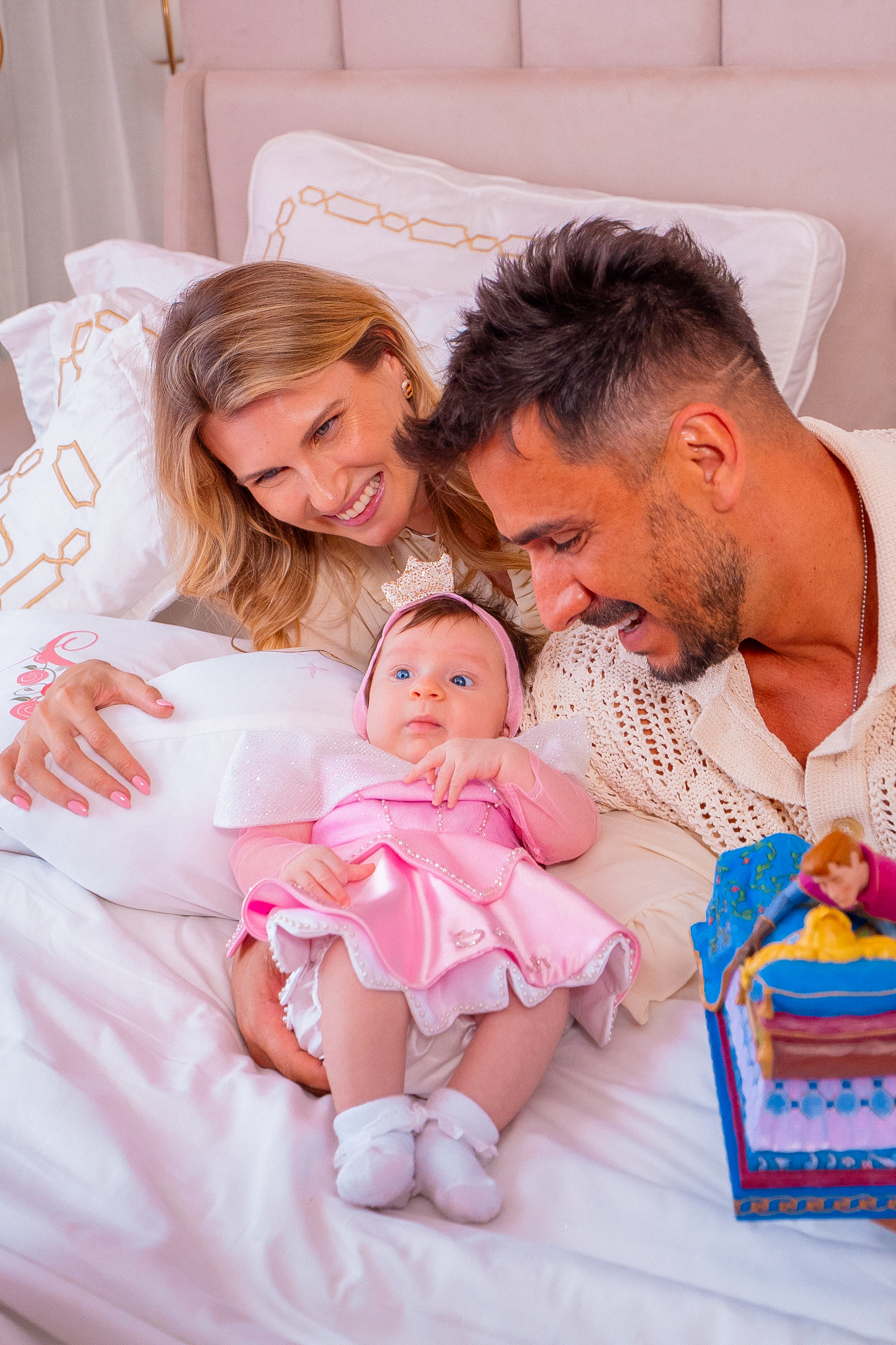 2º mesversário de Sophia, filha de Julio Rocha e Karoline Kleine