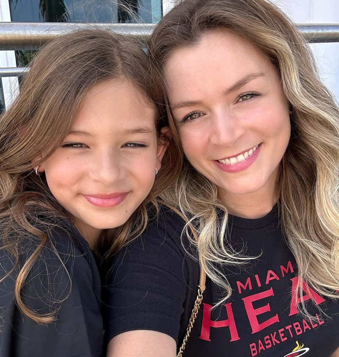 Bianca Castanho e a filha, Cecília