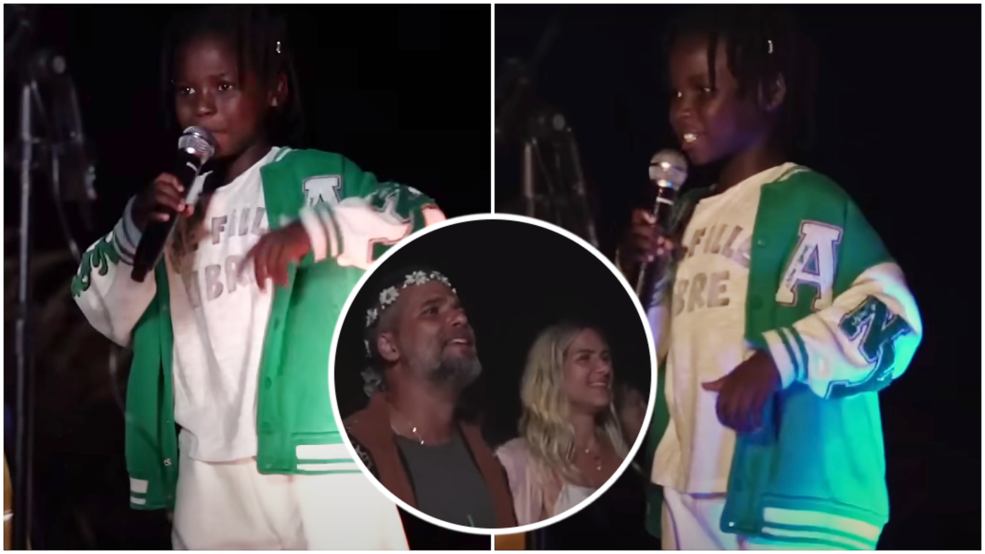 Bless fez um show surpresa para a família