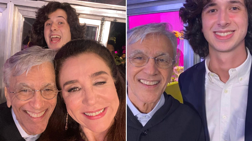 Caetano Veloso, João e Marisa Orth