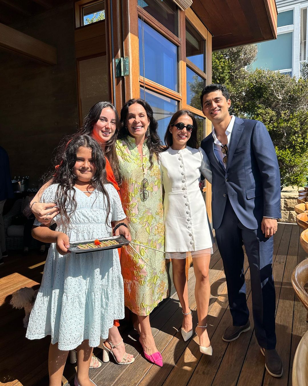 Carolina Ferraz com a família