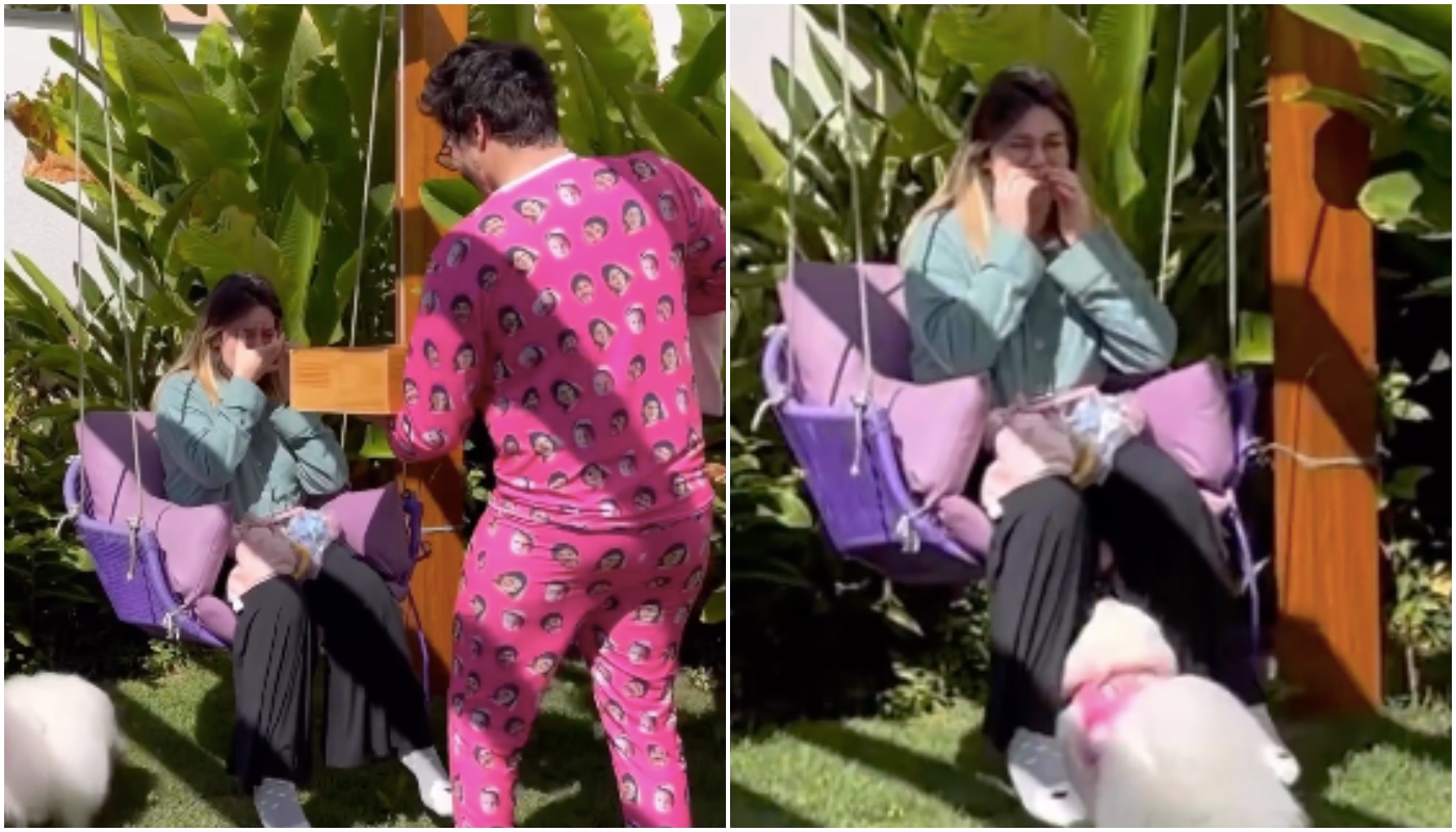 Eliezer surpreendeu Viih Tube com presentes personalizados