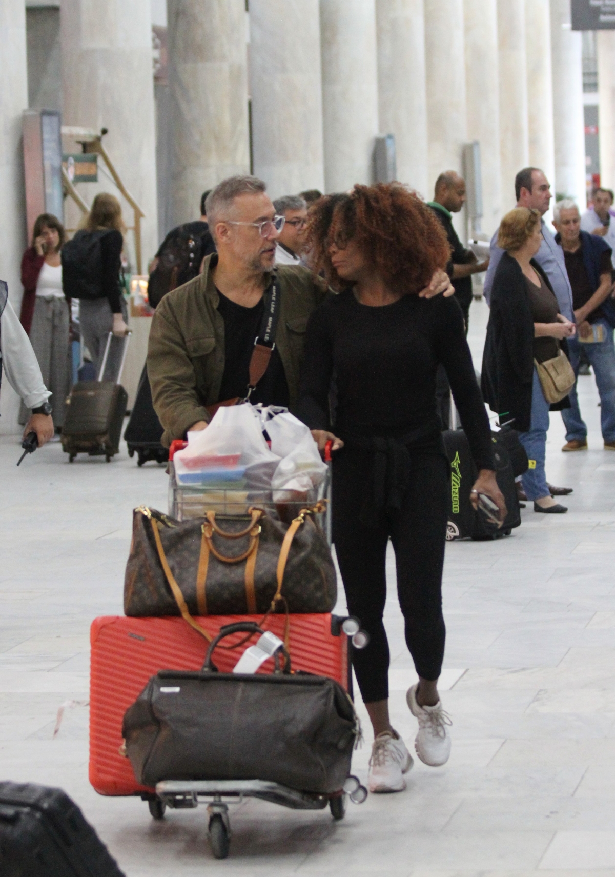 Adriana Bombom e o marido, Adrien Cunha