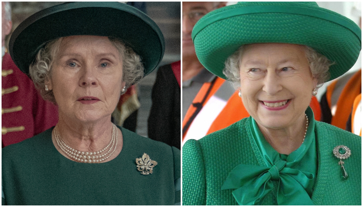 Imelda Staunton como Rainha Elizabeth II