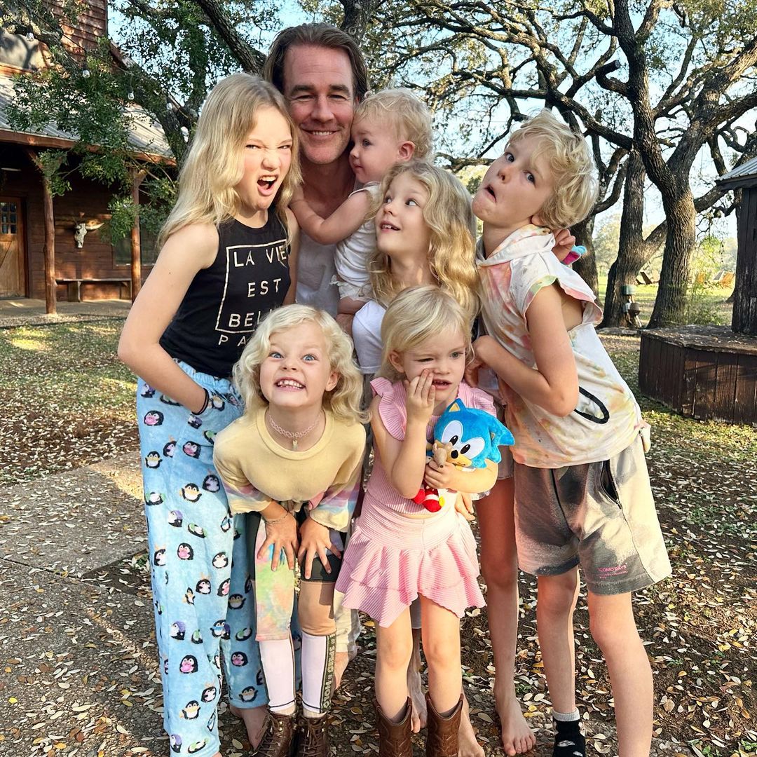 James Van Der Beek e os filhos