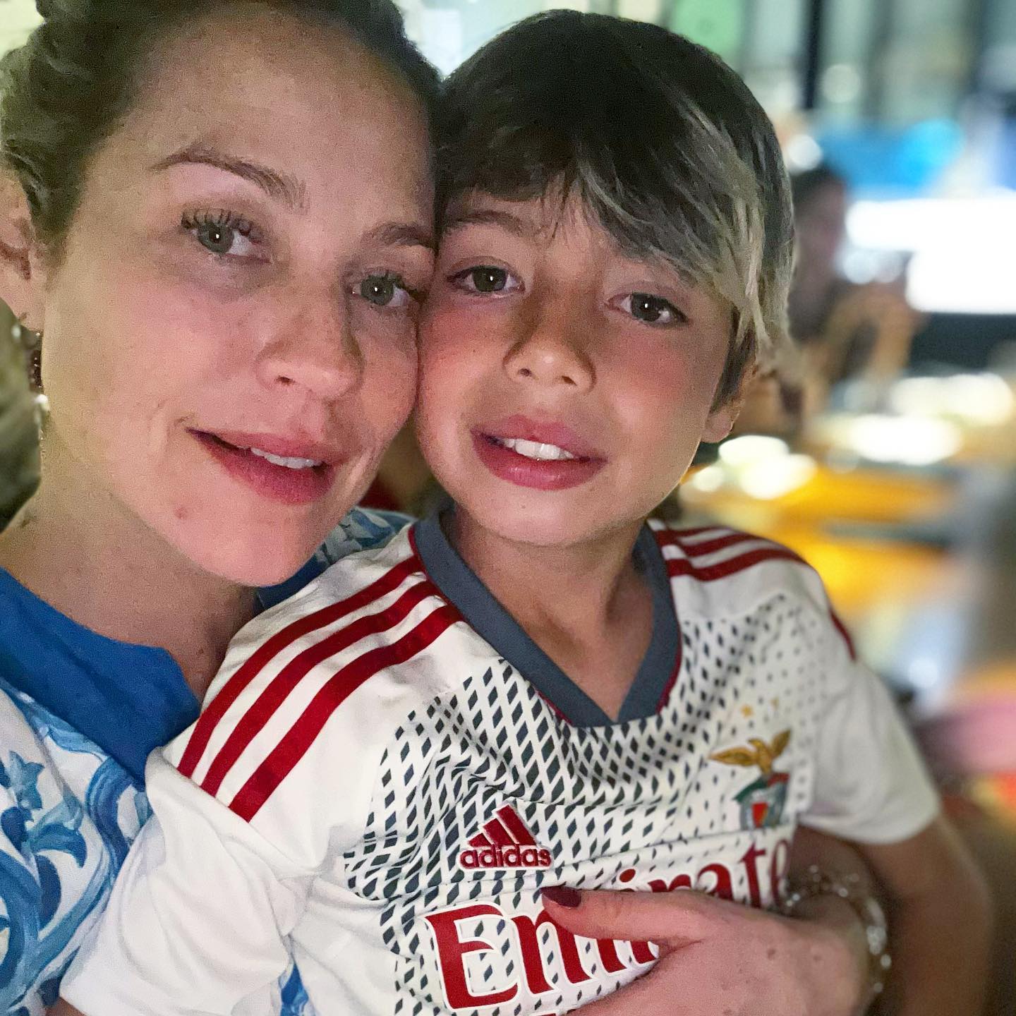 Luana Piovani e o filho mais velho, Dom
