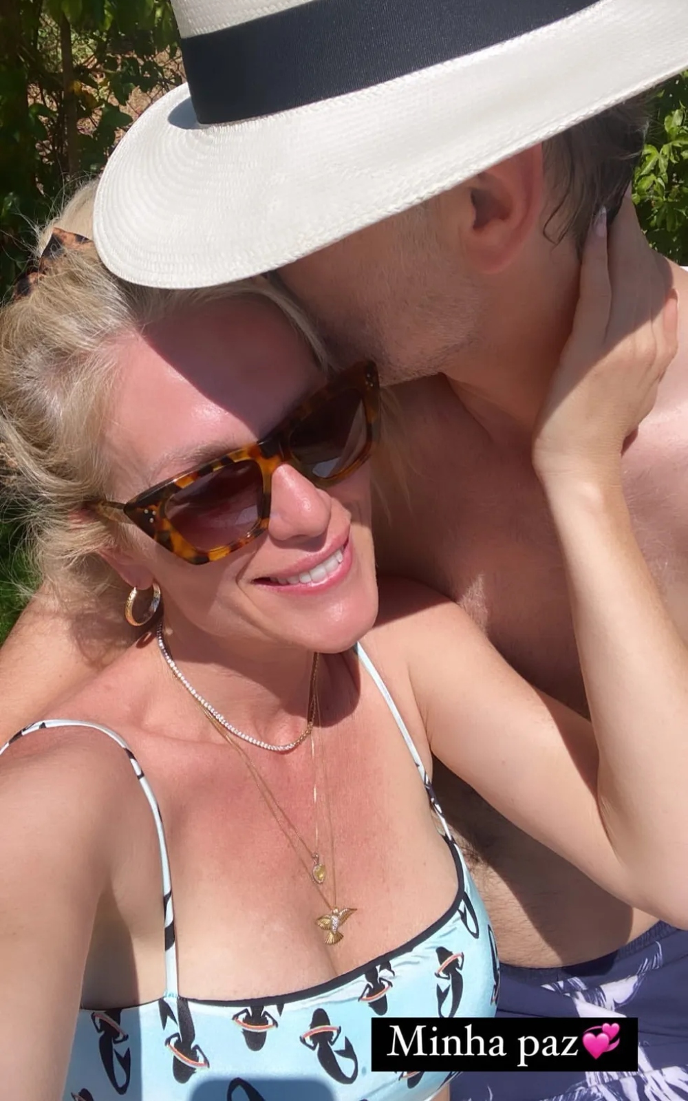 Ludmila Dayer e o marido