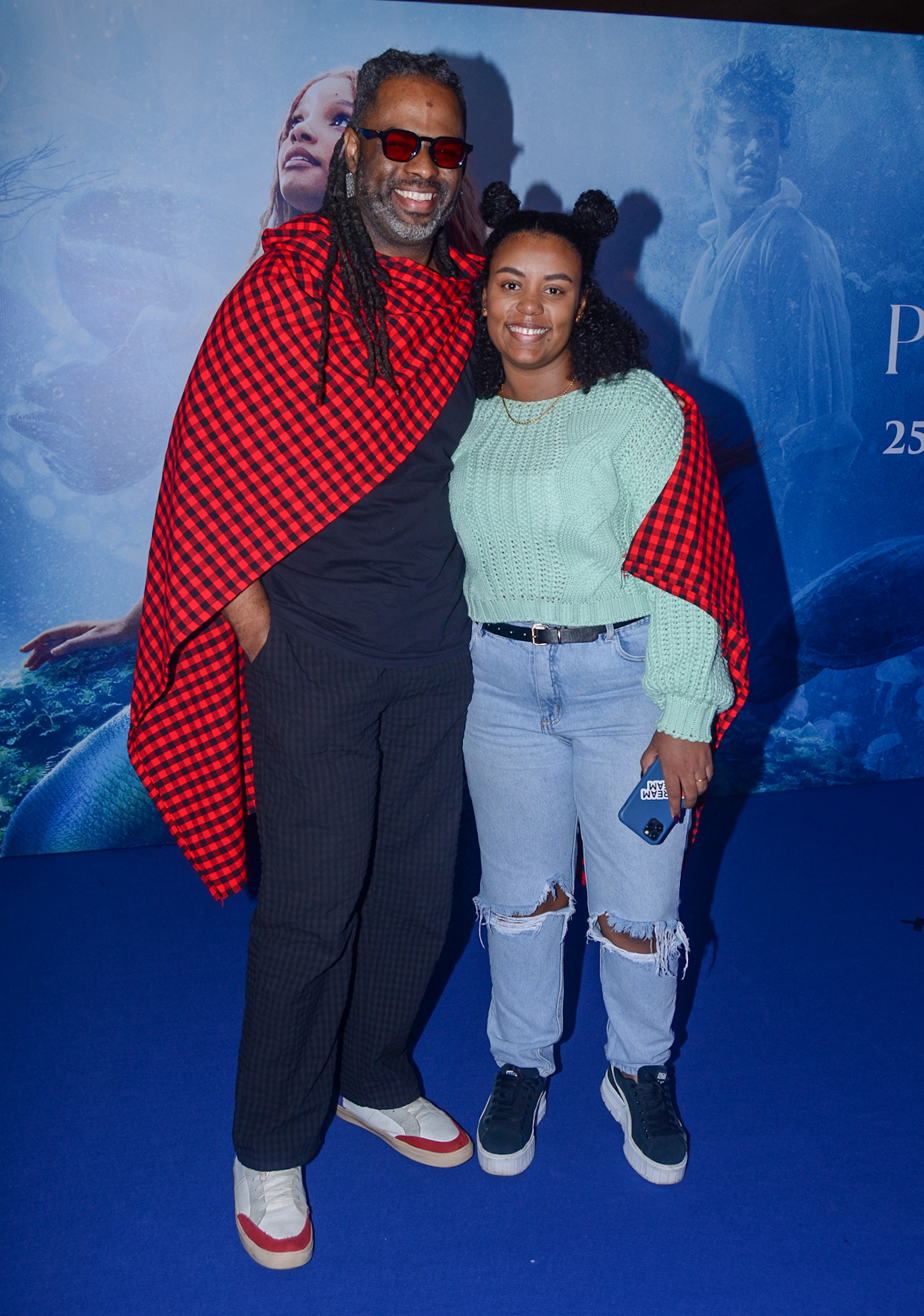 Manoel Soares e a filha Vitória