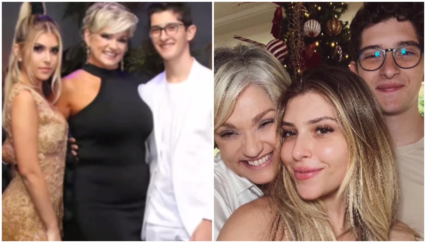 Maria Fernanda e João, filhos gêmeos de Andréa e Carlos Alberto de Nóbrega