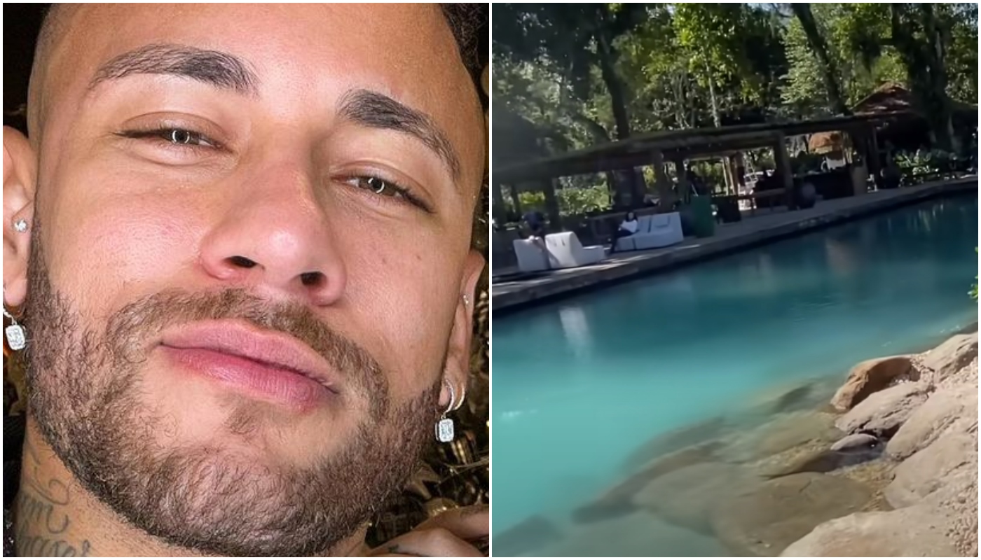 Neymar foi multado por irregularidades em lago artificial