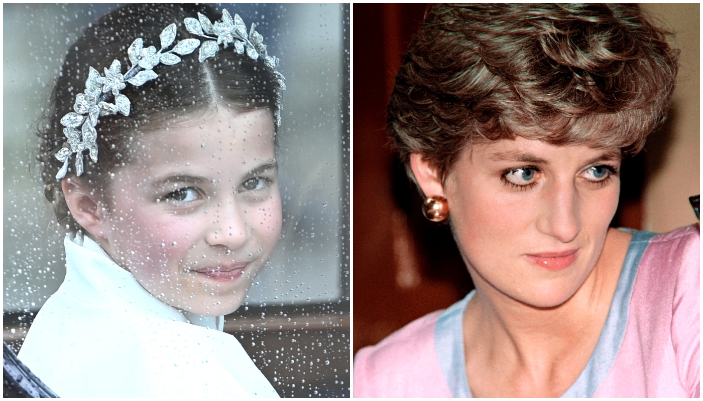 Princesa Charlotte e a avó, Diana