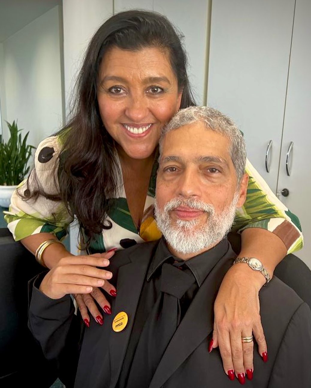Regina Casé e Estevão Ciavatta