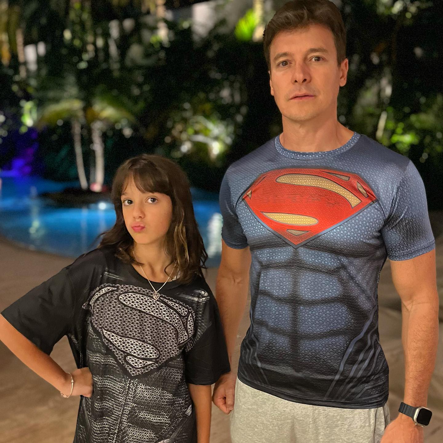 Rodrigo Faro e a filha mais nova, Helena