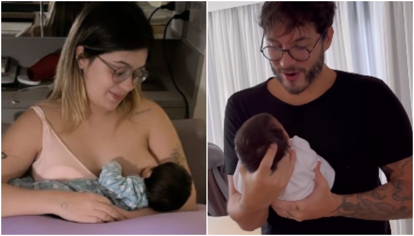 Viih Tube e Eliezer são pais da pequena Lua di Felice, primeira filha do casal