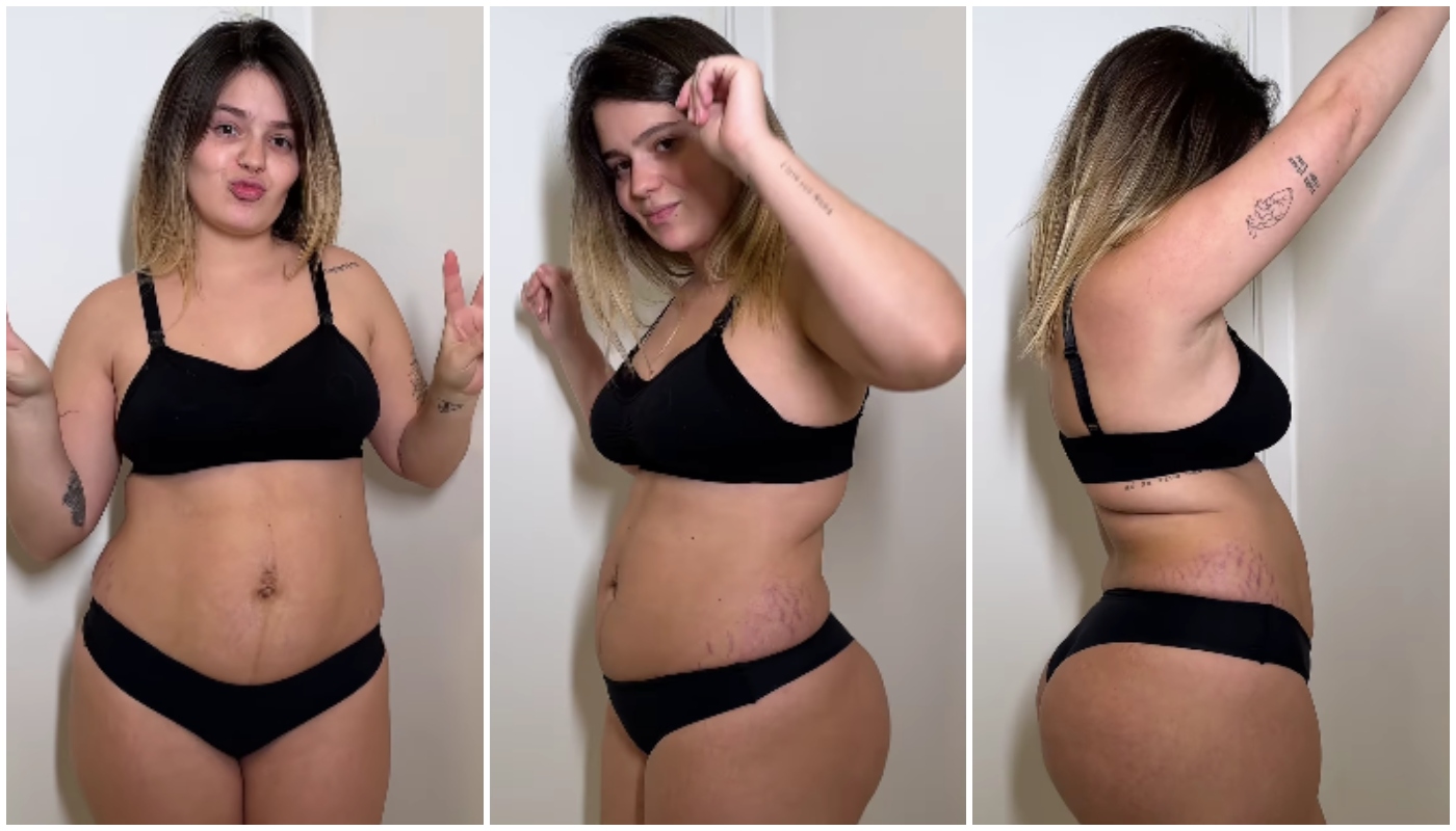 Viih Tube mostrou o corpo pós-parto sem filtros