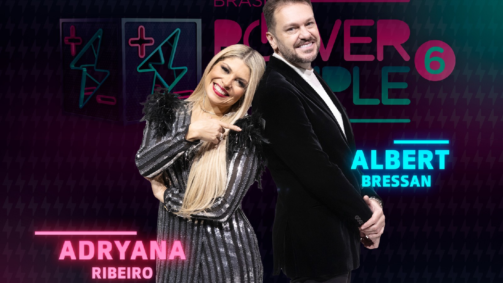 Adryana Ribeiro e seu namorado, Albert Bressan