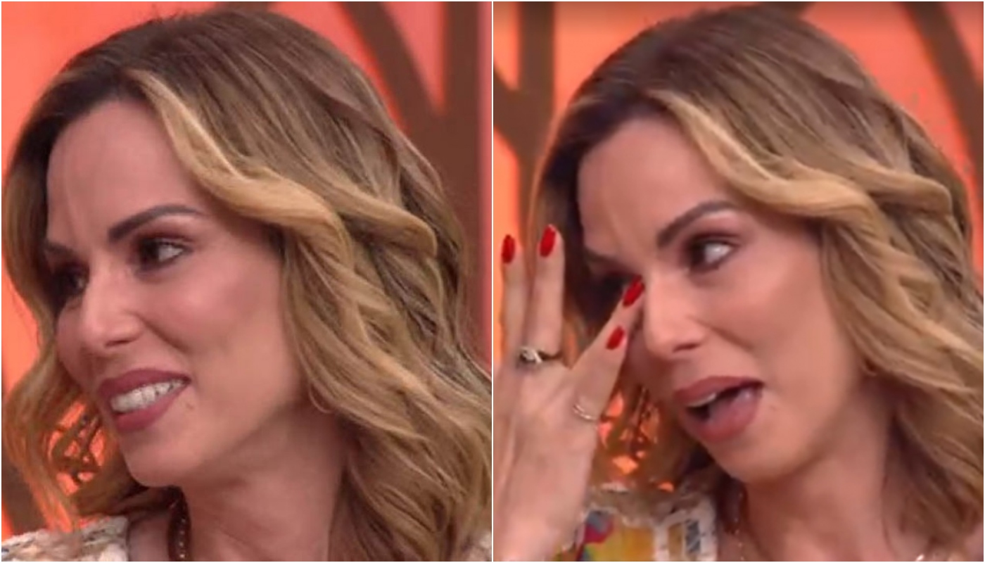 Ana Furtado se emociona ao relembrar surpresa no