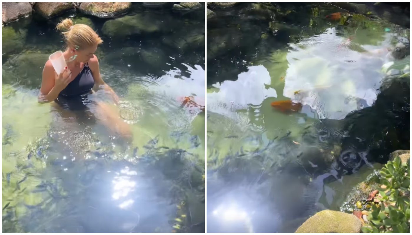 Mansão de Ana Hickmann em Itu, interior de São Paulo, tem até lago com carpas