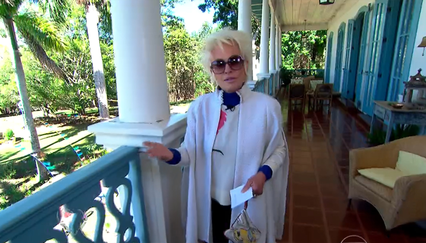 Apresentadora Ana Maria Braga