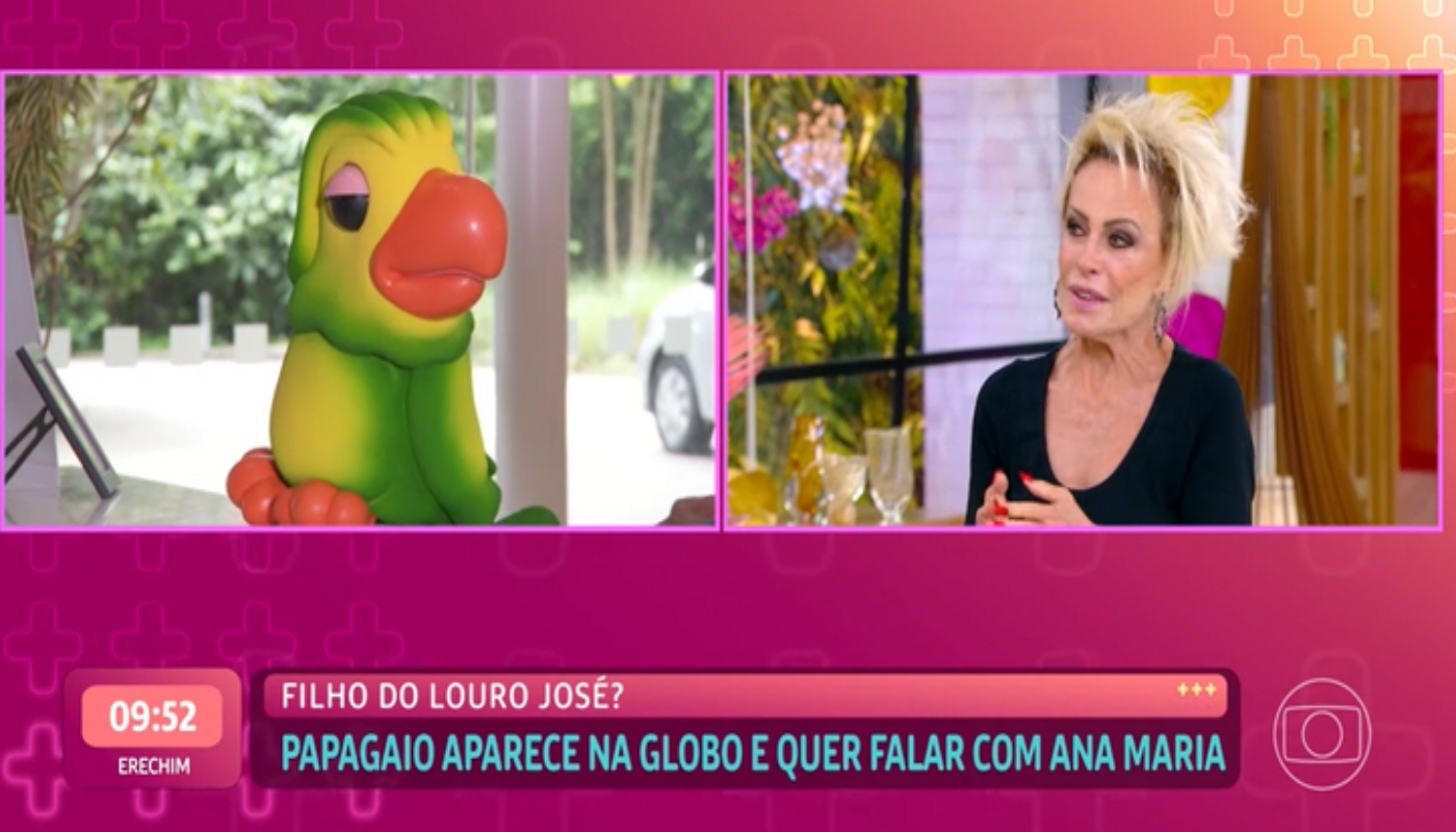 Ana Maria Braga conhece filho do Louro José no