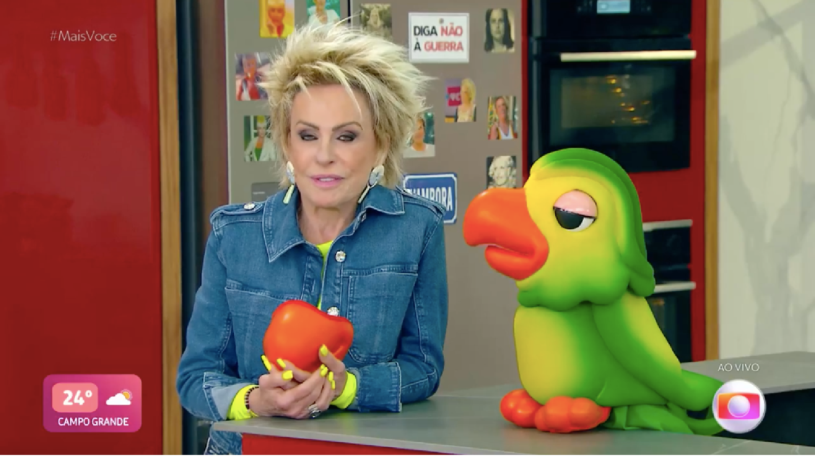 Ana Maria Braga e Louro Mané, no