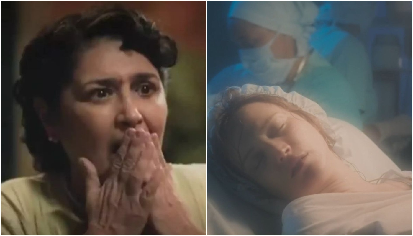 Angelina (Inez Viana) e Agatha (Bianca Bin) em