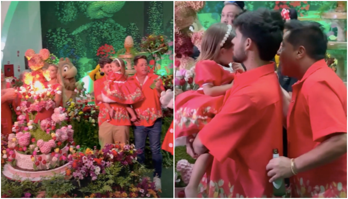 Festa de um ano de Maria Flor