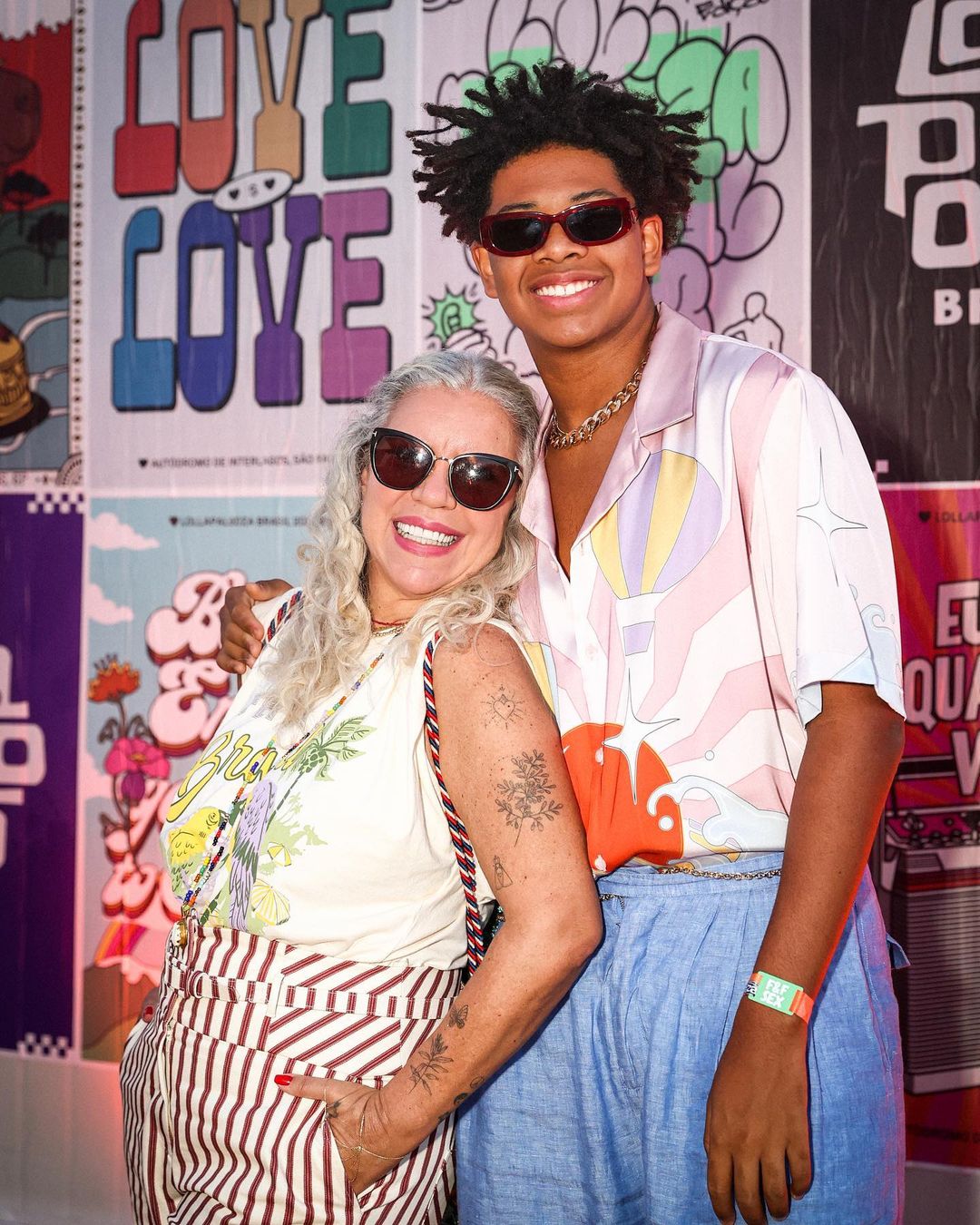 Astrid Fontenelle e o filho, Gabriel