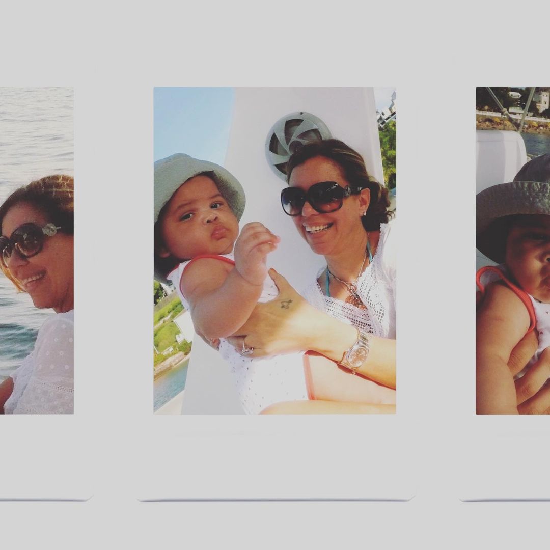 Astrid Fontenelle e o filho, Gabriel