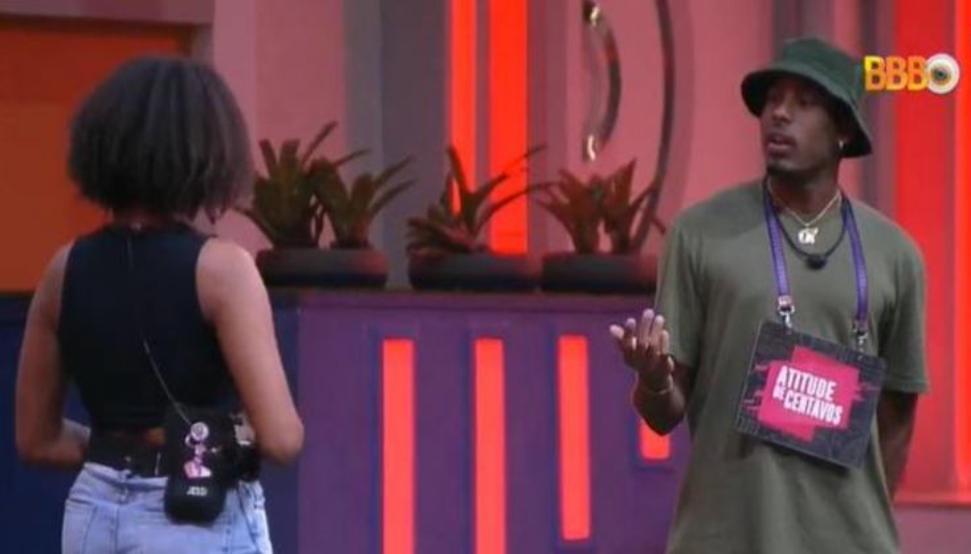 Jessilane e Paulo André discutem durante o Jogo da Discórdia