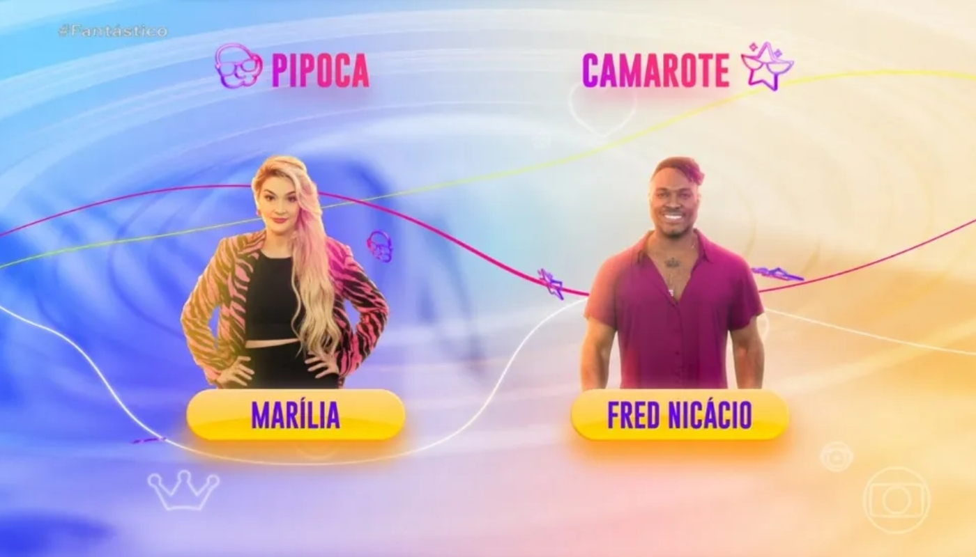 Marília e Fred Nicácio formam dupla no BBB23