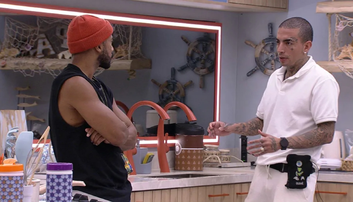MC Guimê conversa com Ricardo no BBB23