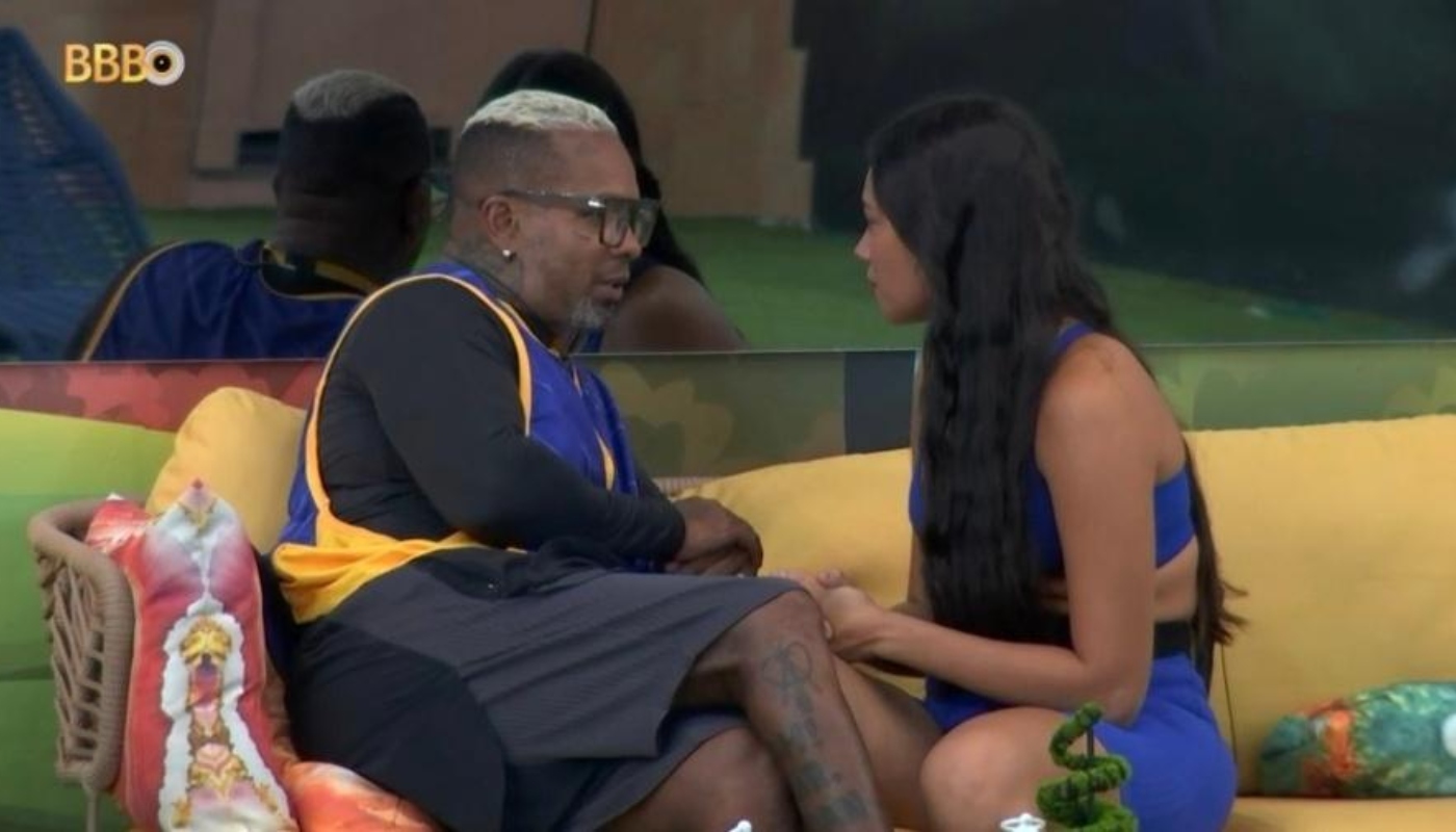 Alane conversa com Rodriguinho no BBB24