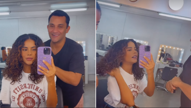 Novo visual de Bella Campos