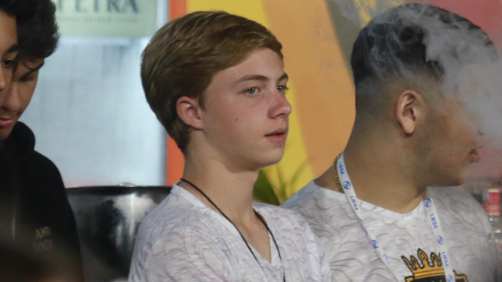Benício Huck está com 14 anos.