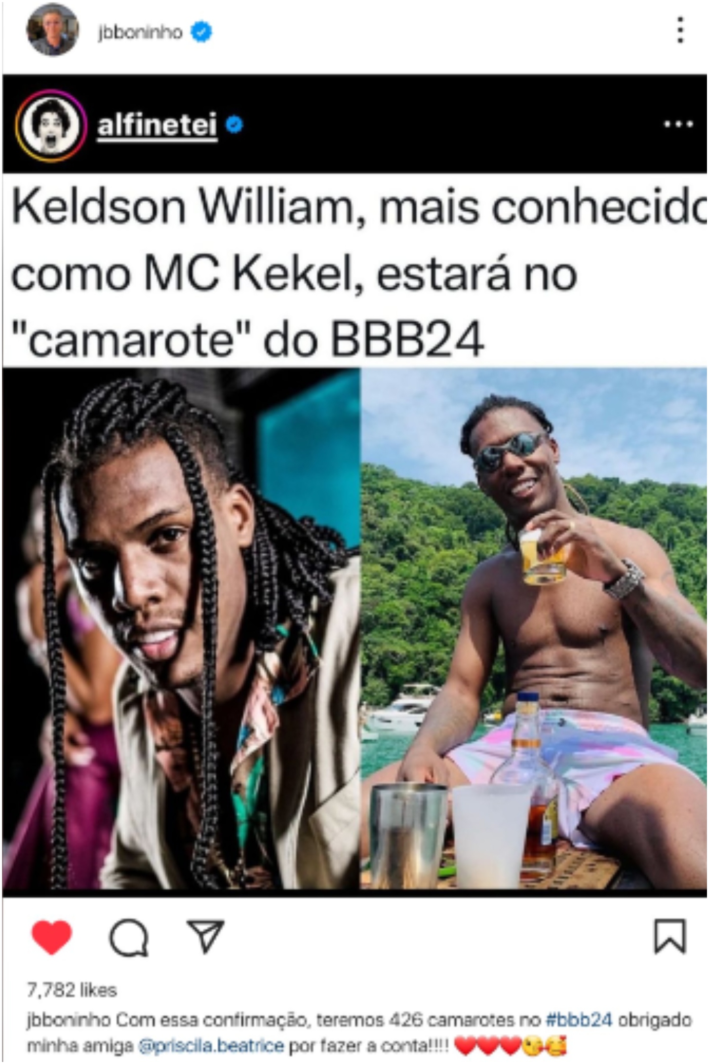 Boninho debocha de confirmações no BBB24
