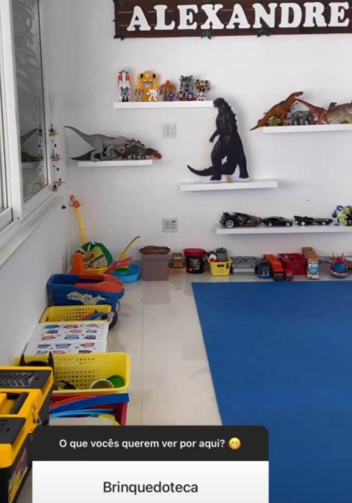 Brinquedoteca do filho de Ana Hickmann na mansão