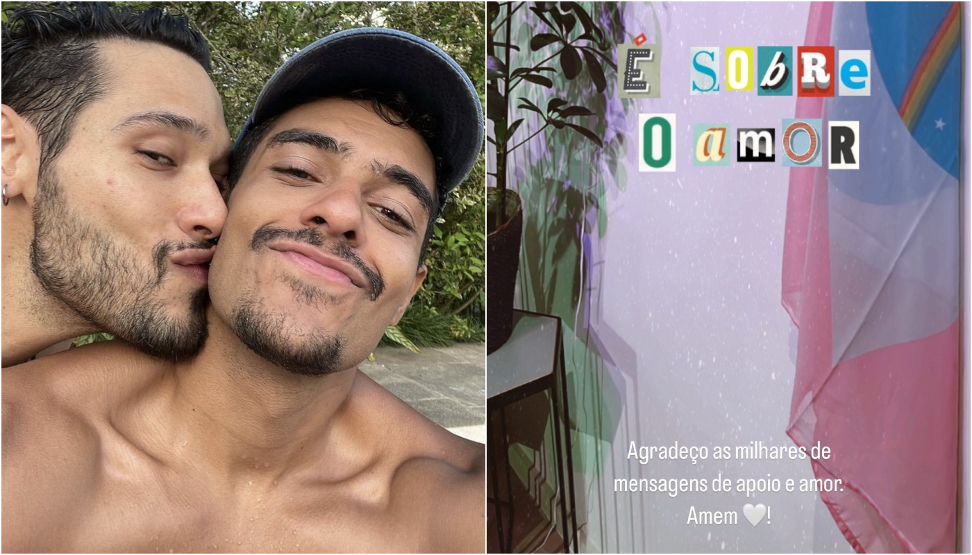 Bruno Fagundes e Igor Fernandez assumem namoro