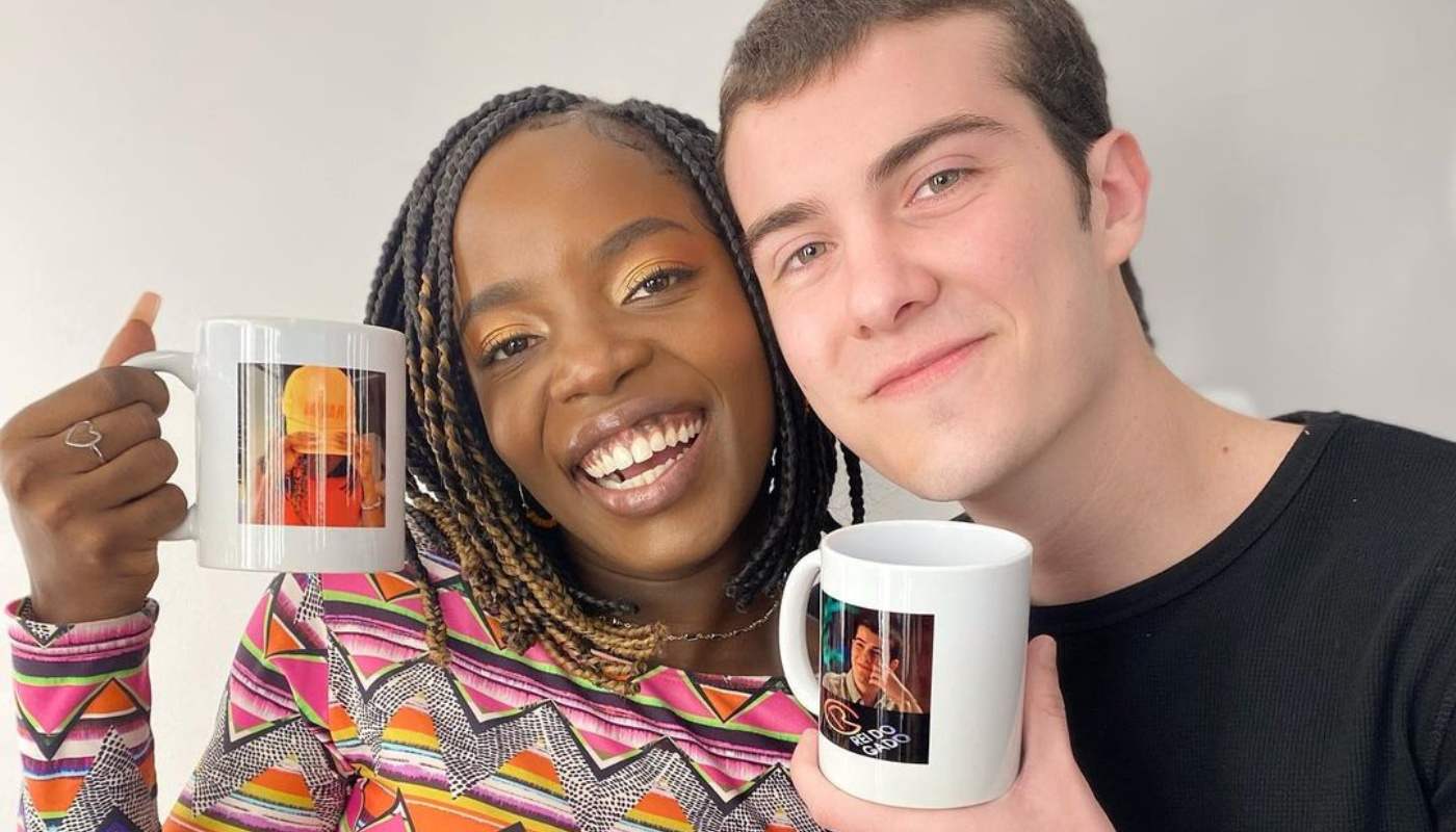 Caio falou sobre a sua relação com a parceira de cena