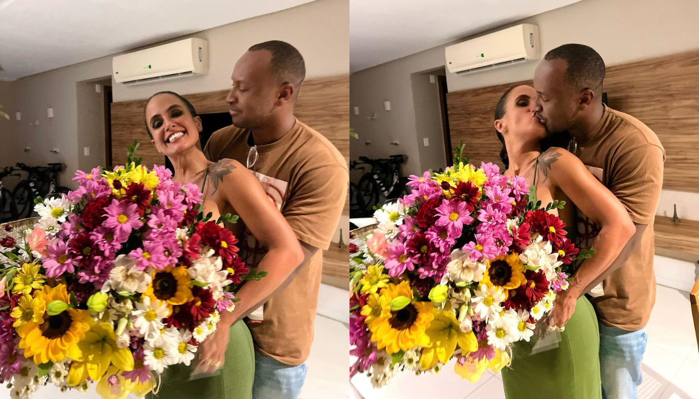 Carol e Thiaguinho não escondem a paixão nas redes sociais