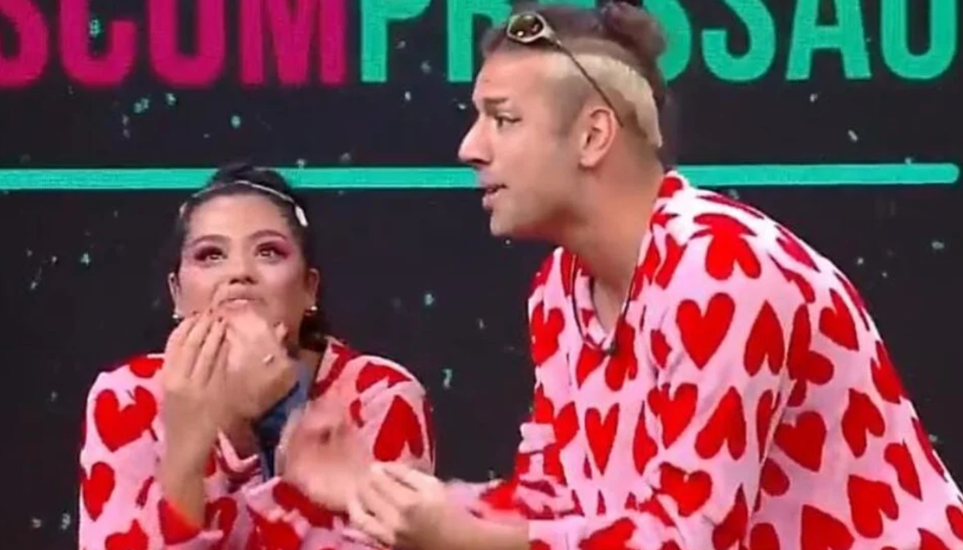 Gabi e Cartolouco em eliminação do