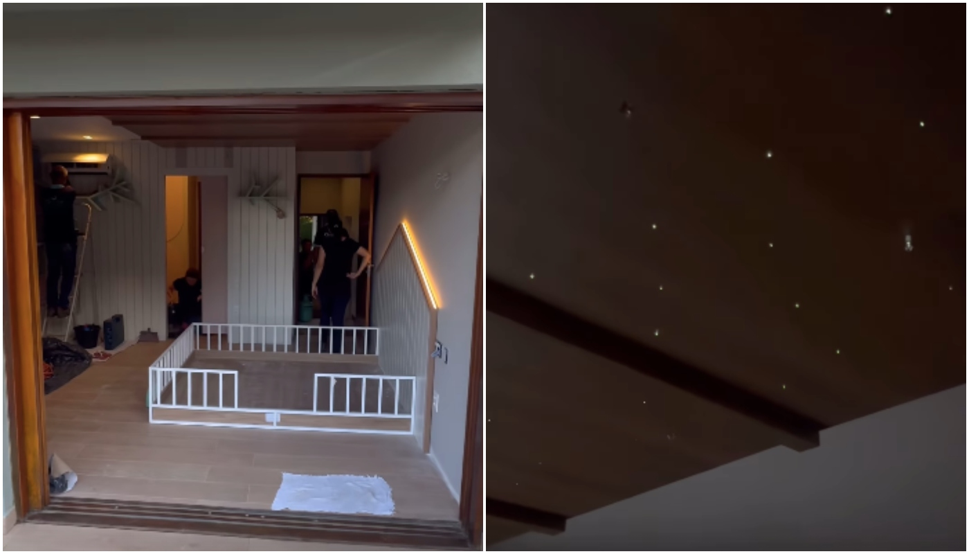 Quarto de lua segue método montessoriano e tem teto estrelado