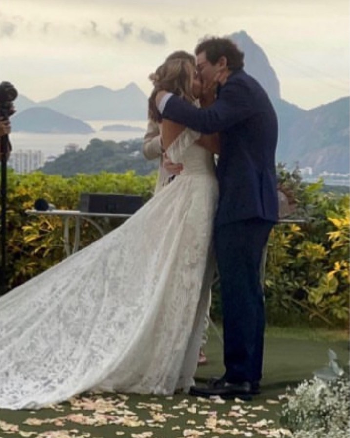 Antonio Calloni compartilhou momento do casamento de seu filho