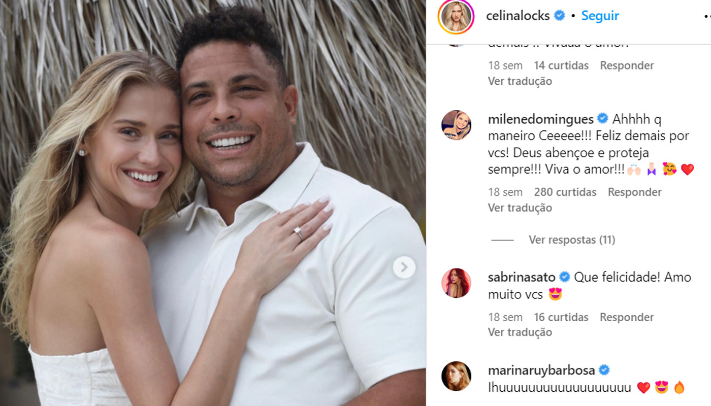 Celina Locks e Ronaldo