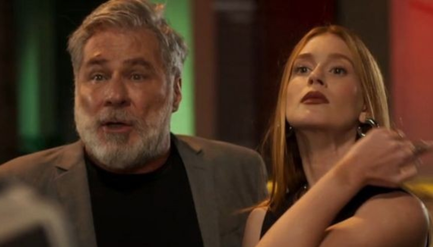 César (Leopoldo Pacheco) e Preciosa (Marina Ruy Barbosa) em
