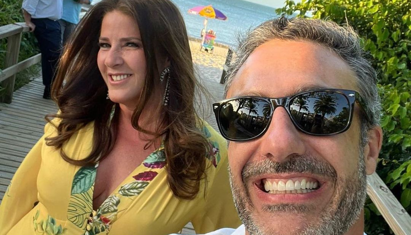 Christiane Pelajo e Fernando Sita, marido da jornalista